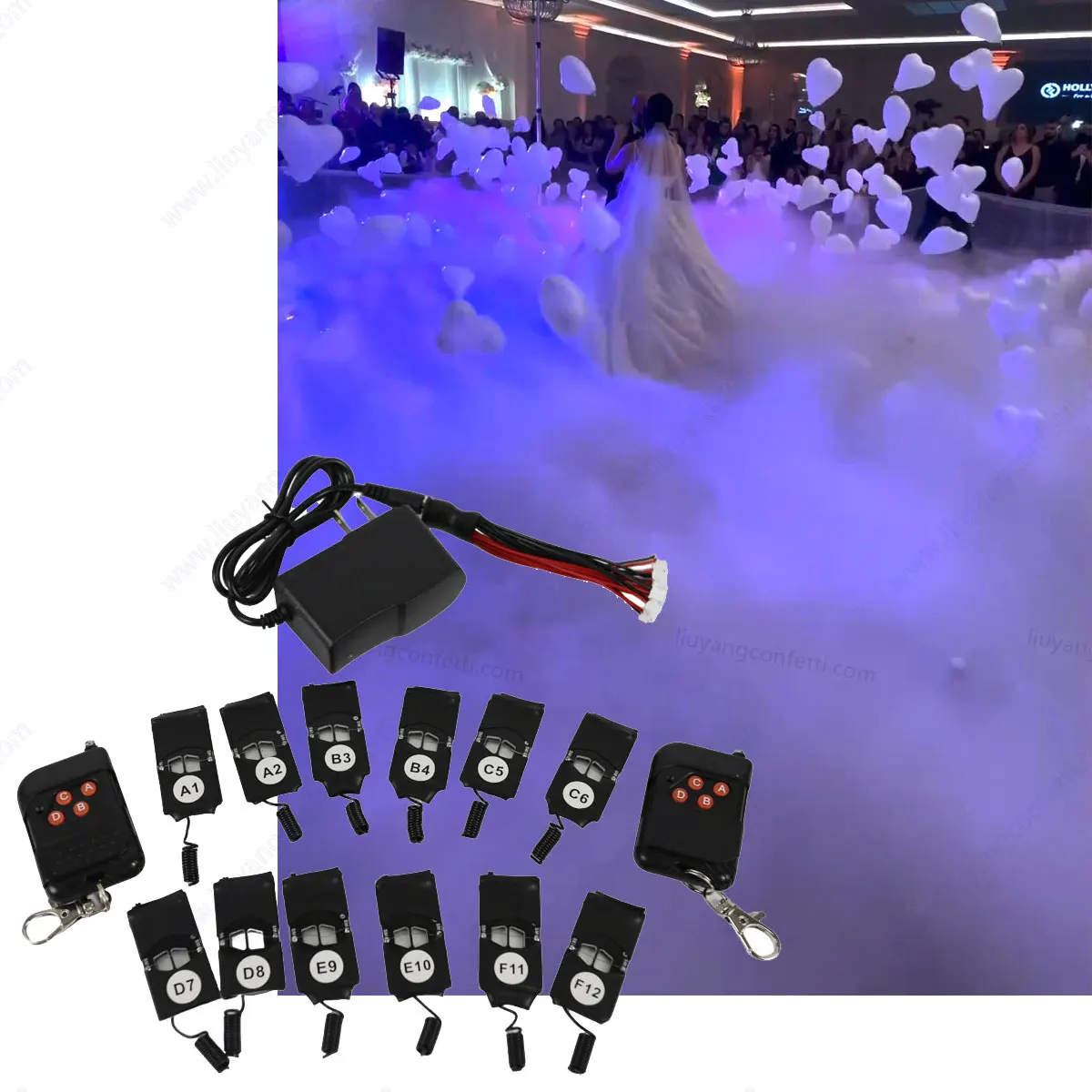 

Remote Bride Birthday Wedding Decor Flying Heart Proposal Grand Entry Couple Marriage Ceremony Explosion Balloon Decoration Drop