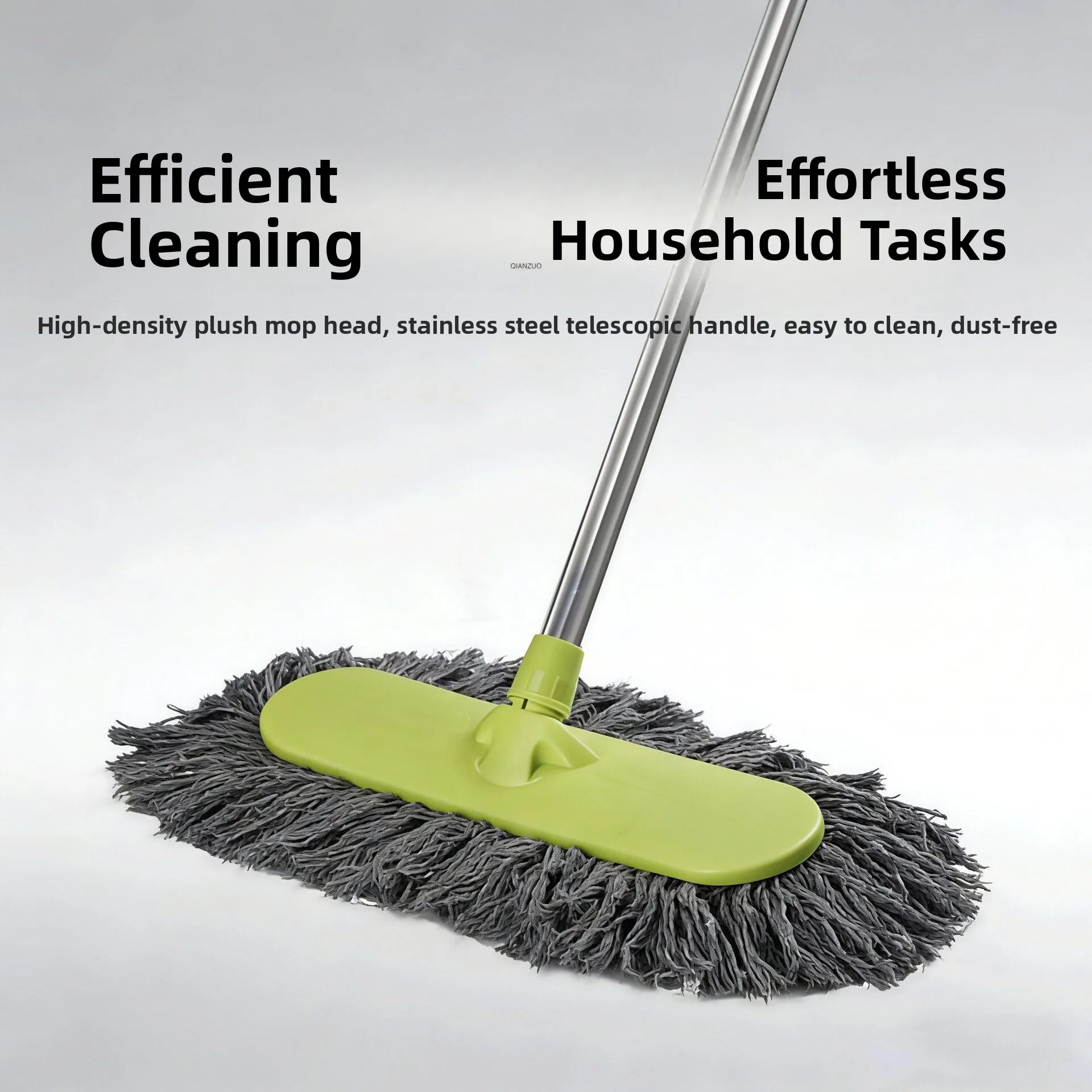 Large 50cm Cotton String Mop for Home And Hotel Use Wet And Dry Dual Purpose Tile Dust Mop Household Cleaning Tool for Tiles