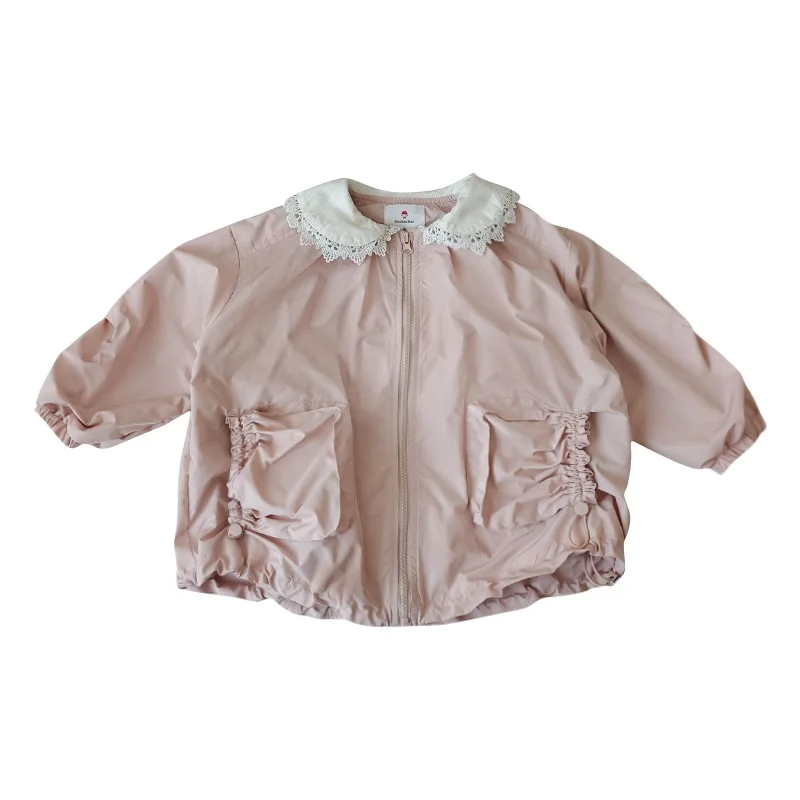 خندق للفتيات لربيع وخريف 2025 سترة حلوة غير رسمية متوسطة الطول على الطراز الكوري الجديد #5