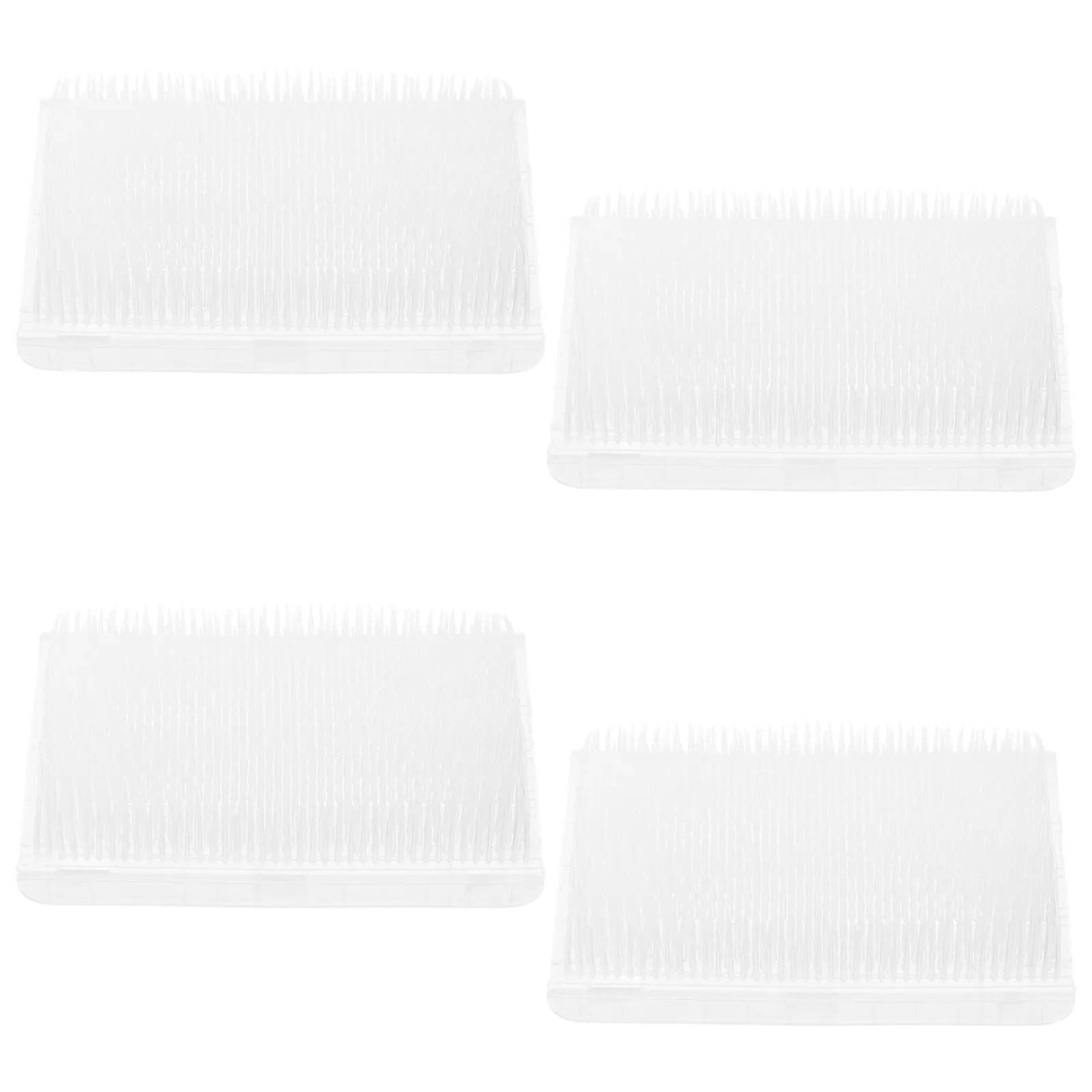4Pcs Bow Combing Tool Violin Bow Hair Comb Portable Erhu Cello Grooming Brush String Instrument Cleaning Brush Accessories