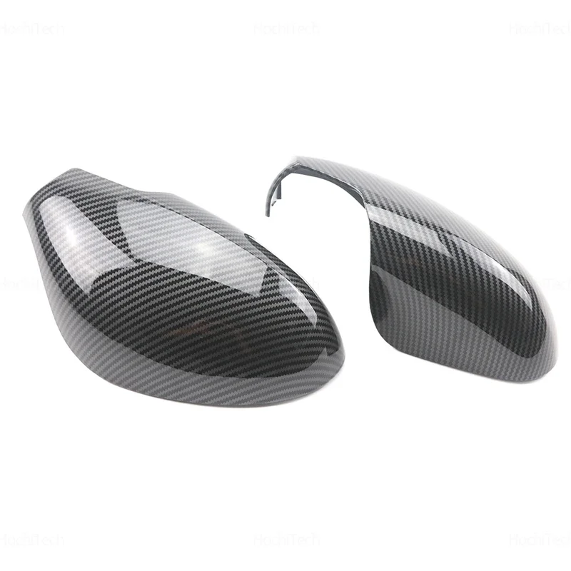 For Seat Ibiza MK3 6L 2002-2008 High Quality Carbon Fiber Car Rear View Door Wing Side Mirror Cover Caps Shell Case With Tool