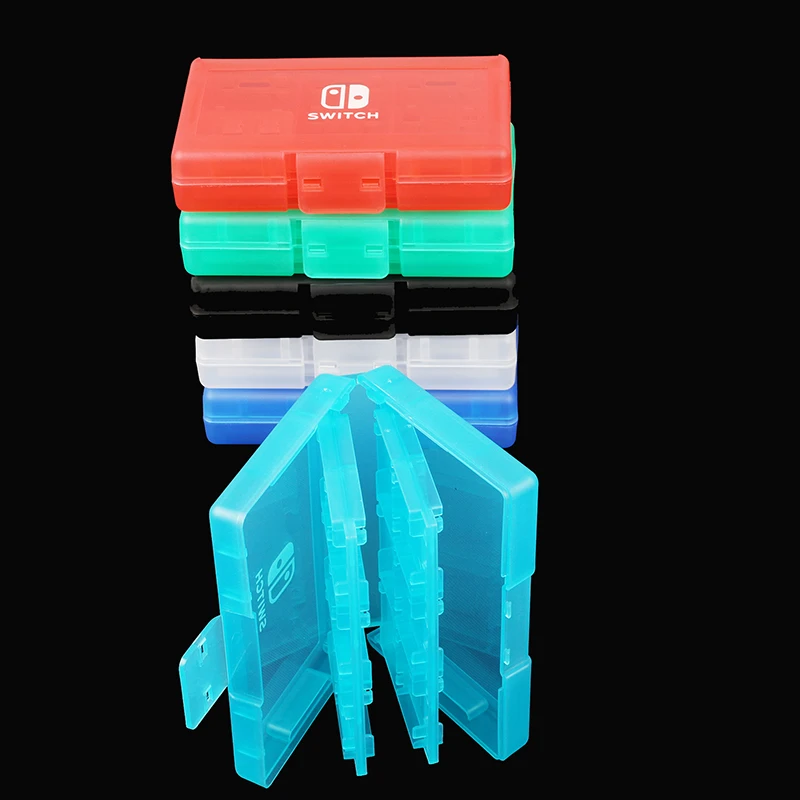 24 В 1 переключатель картриджа чехол переключатель игровой держатель карт ударопрочный жесткий корпус для Nintendo Switch Lite OLED Защитный Контейнер ...