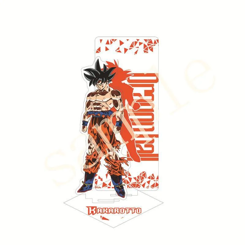 Anime dragon ball sun goku vegeta suporte acrílico modelo placa presente figura exibição mesa decoração cosplay ornamentos chaveiro dos desenhos animados