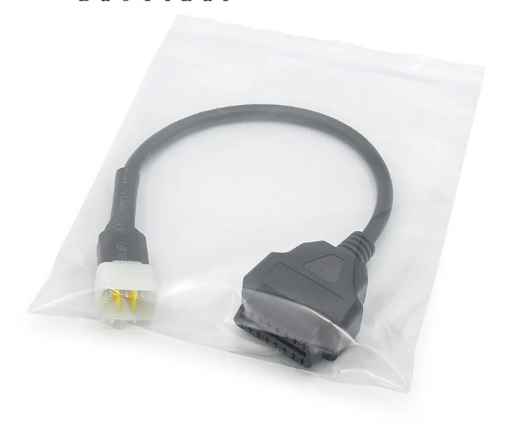 Диагностический кабель OBD2 для мотоцикла, шнур адаптера от 6 до 16 контактов для линии тестирования Delphi