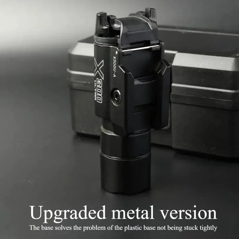 2026 Handheld Portable X300 Full Metal Flashlight Bright Strobe Rail Trip Carry Hobby Parts