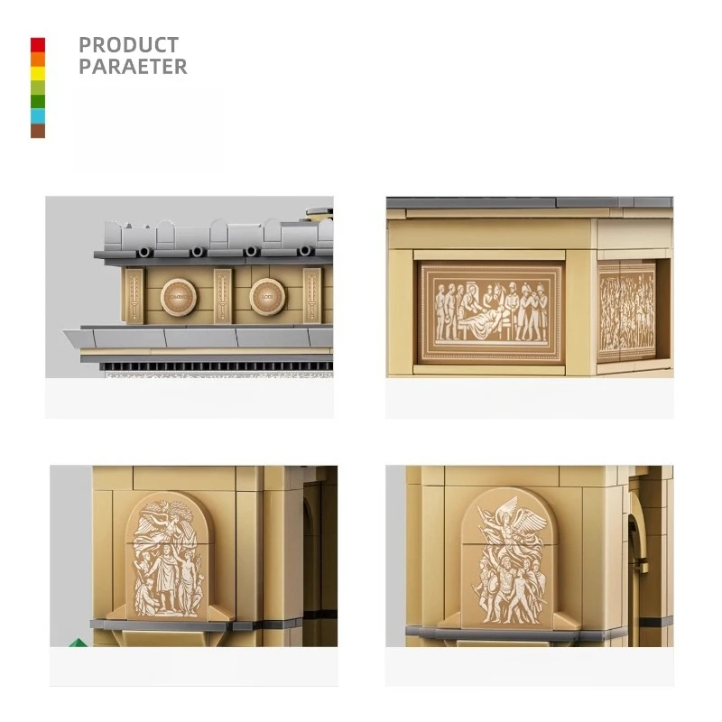 SEMBO París Arco De Triunfo bloques De construcción creativo De moda montaje punto De referencia modelo De construcción juguetes educativos adornos regalos