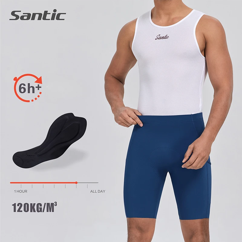 

Santic мужские летние новые велосипедные шорты быстросохнущие дышащие велосипедные шорты для езды на шоссейном велосипеде высокая эластичность светоотражающие GM25C05192