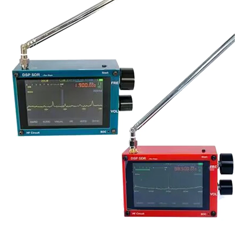 Gruby Model malachit Sdr ręczne Radio profesjonalne oprogramowanie radiowe pełne pasmo Dsp Quad Pcb wielofunkcyjne Radio