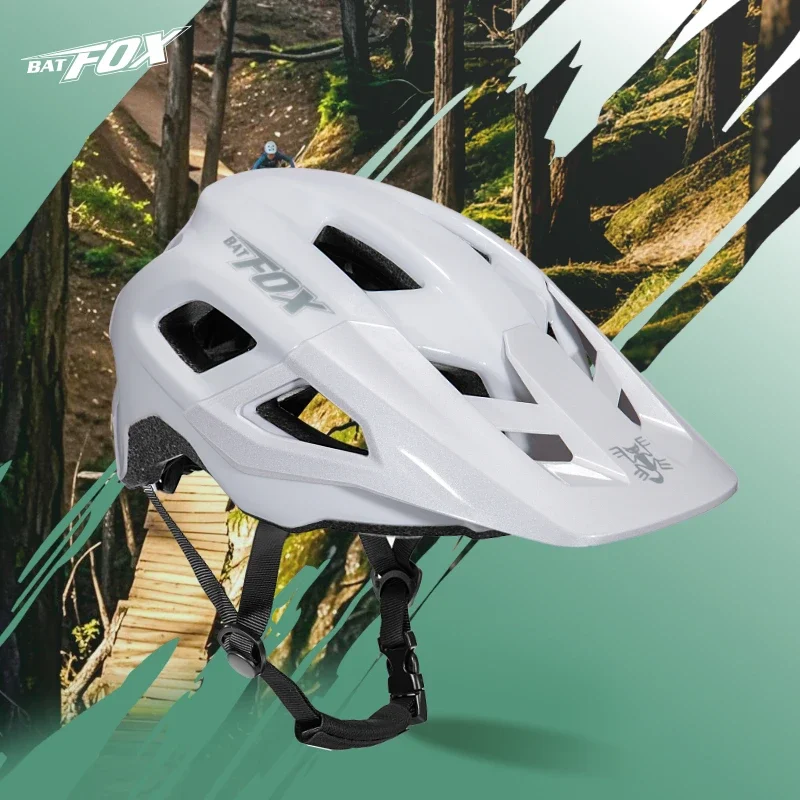 Casco de ciclismo BATFOX para hombre y mujer, ligero, seguro y duradero, para bicicleta, scooter eléctrico, carretera, MTB, casco de bicicleta