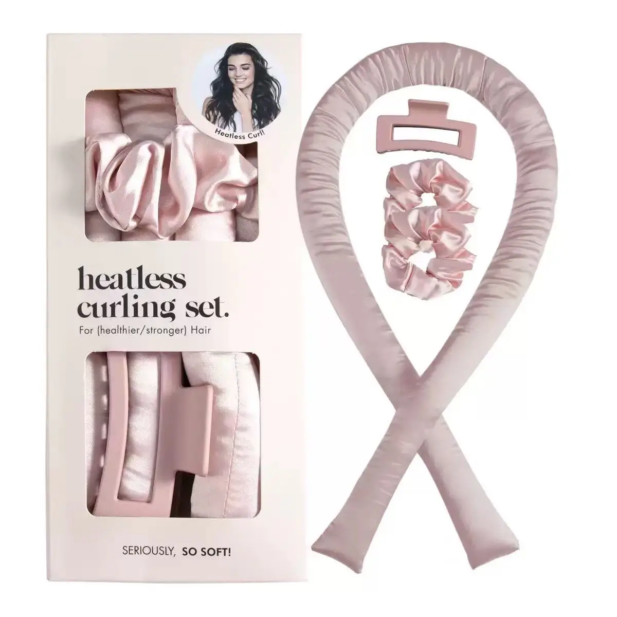 

Модернизированный набор для завивки волос без нагрева Lazy — набор из трех предметов для легких кудрей без электричества