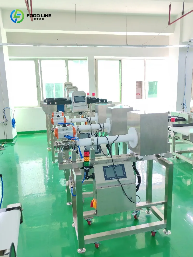 Pipeline Metal Detector Separator for Liquid Food Sauce Paste Syrup Commercial Use Custom