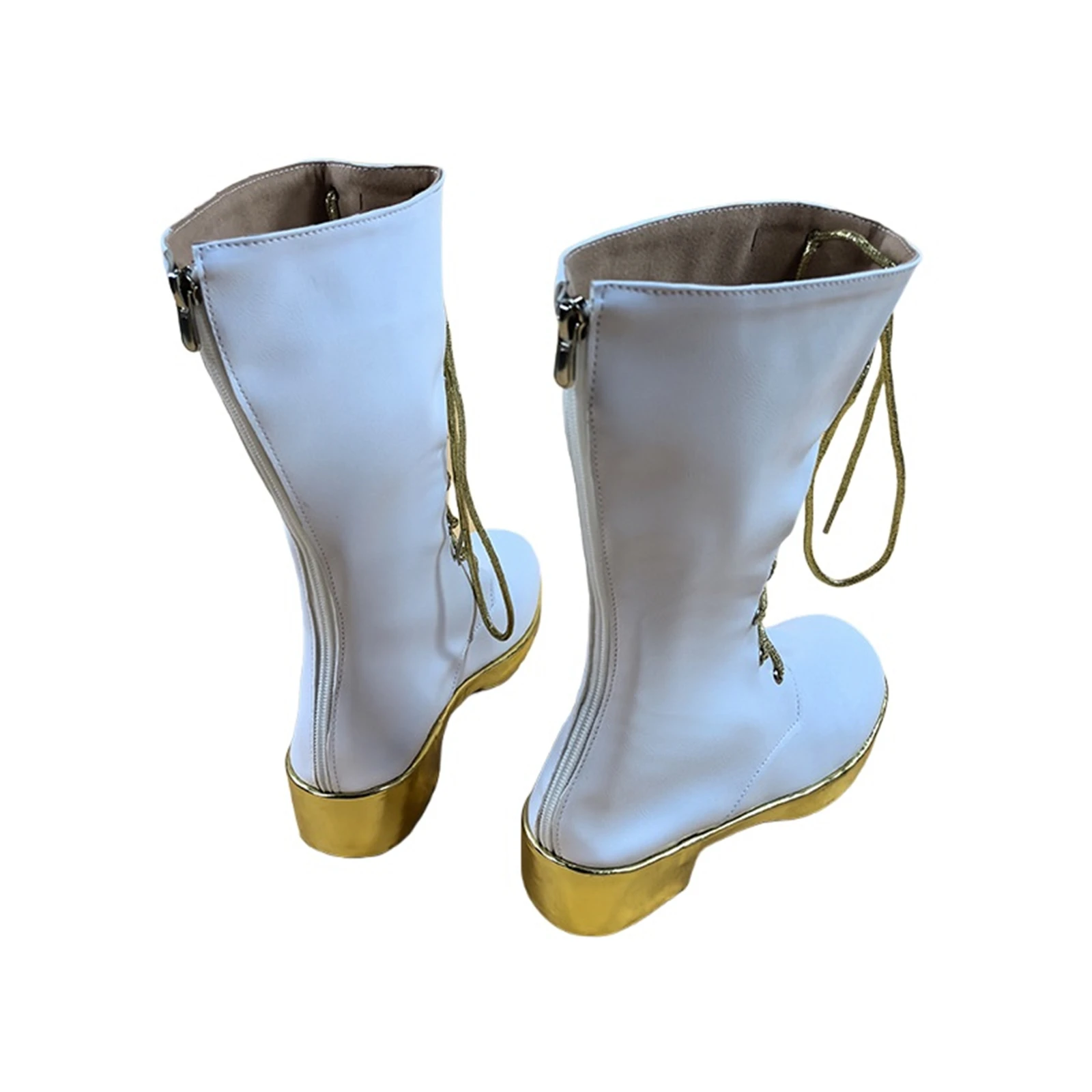 Zoey Cosplay Shoes Women White Boots Halloween Carnival Party Role Playing Props