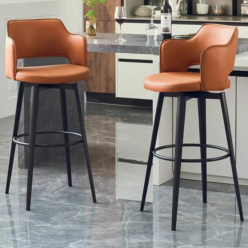 Light Luxury Minimalist Bar Chairs Modern Comfortable Reception Party Bar Stools Nordic Ergonomic Restaurante Muebles Furniture