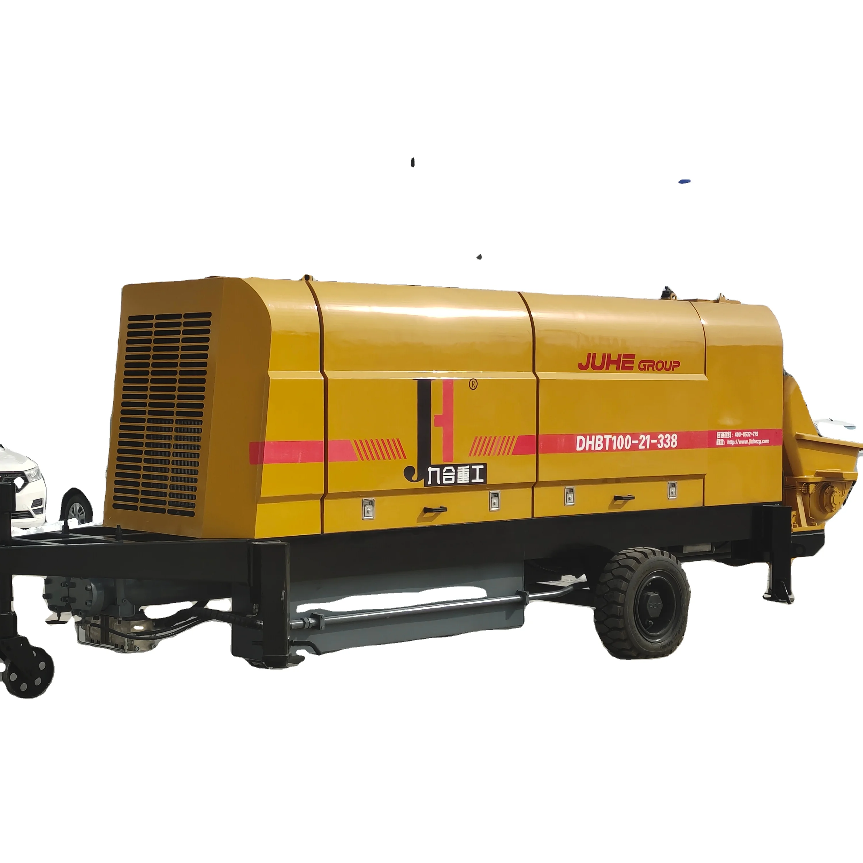 YG Customized Different Models Capacity Mini Mobile Price Diesel Engine Stationary Concrete Pump Trailer Mounted Concrete Pumps