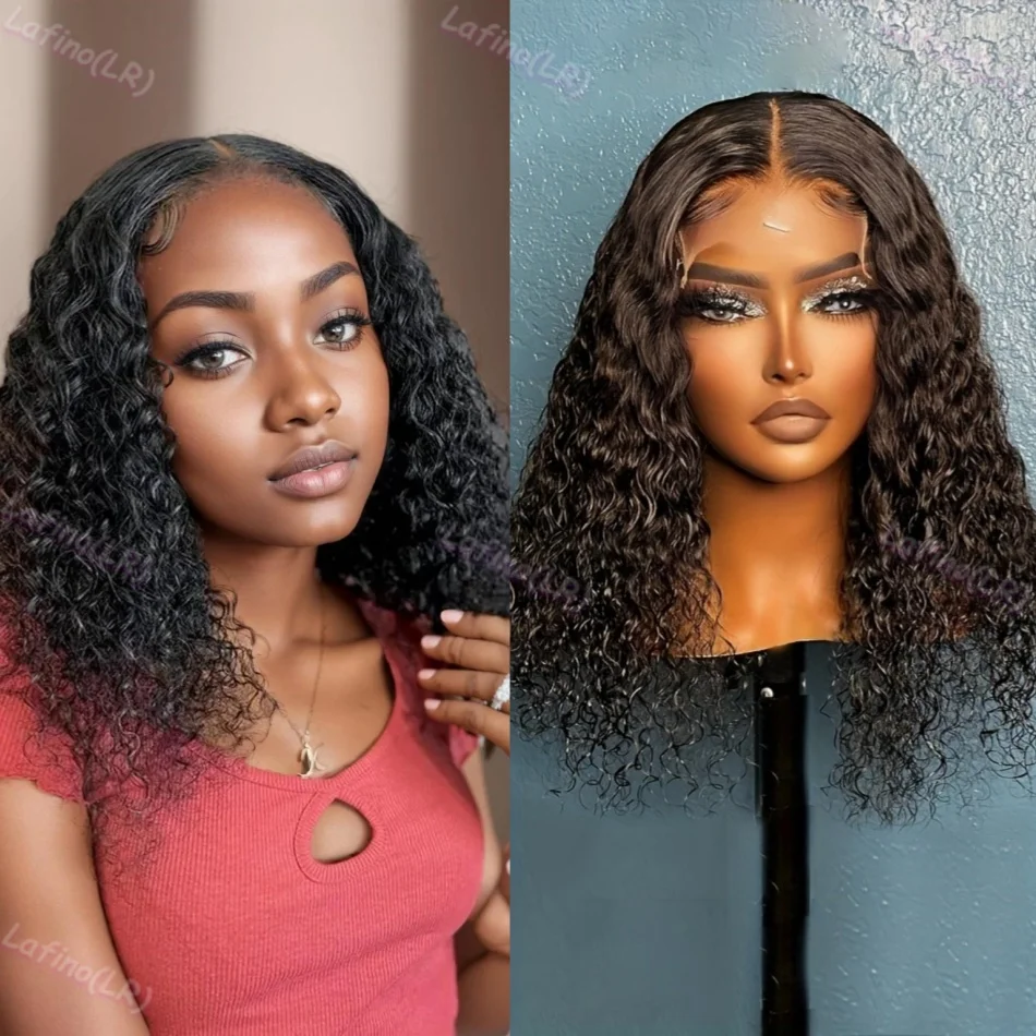 5x5 HD Lace Closure Short Bob Wig 100% Deep Wave Front Human Hair Quality Brazilian Cheap Black Wigs on Clearance Sale For Women