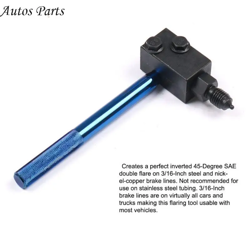 57BA 3/16Inch Brake Line Double Flaring Tool Handheld 45 Degree SAE for Brake Hose Tube 4.75mm Car Accessories