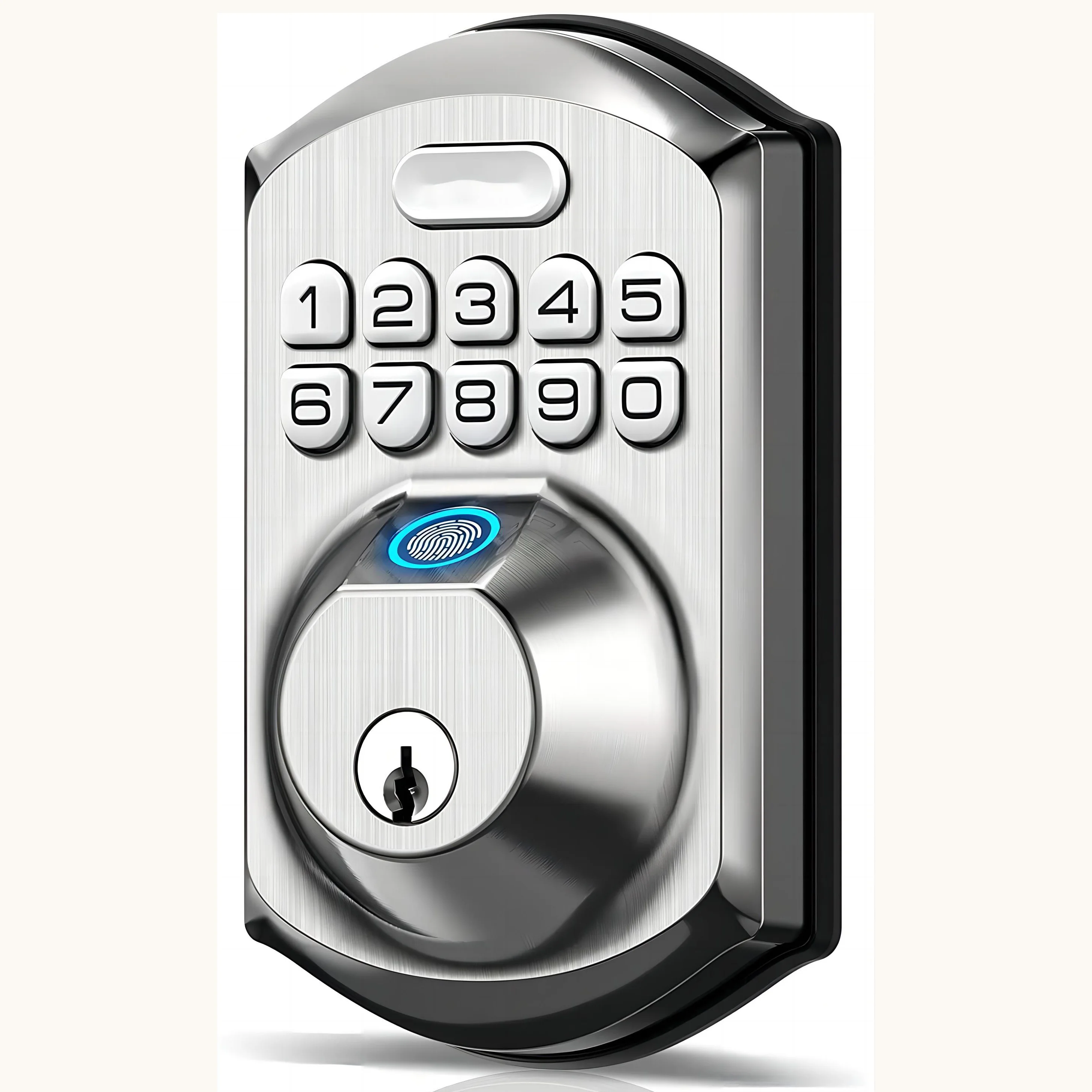 

Fingerprint Door Lock Keyless Entry with Keypad Electronic Deadbolt Keyed Entry Front Door Lock Combination Door Lock