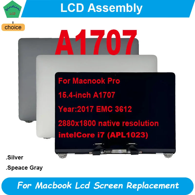 New Laptop LCD Display Complete Assembly For Macbook Air 15.4