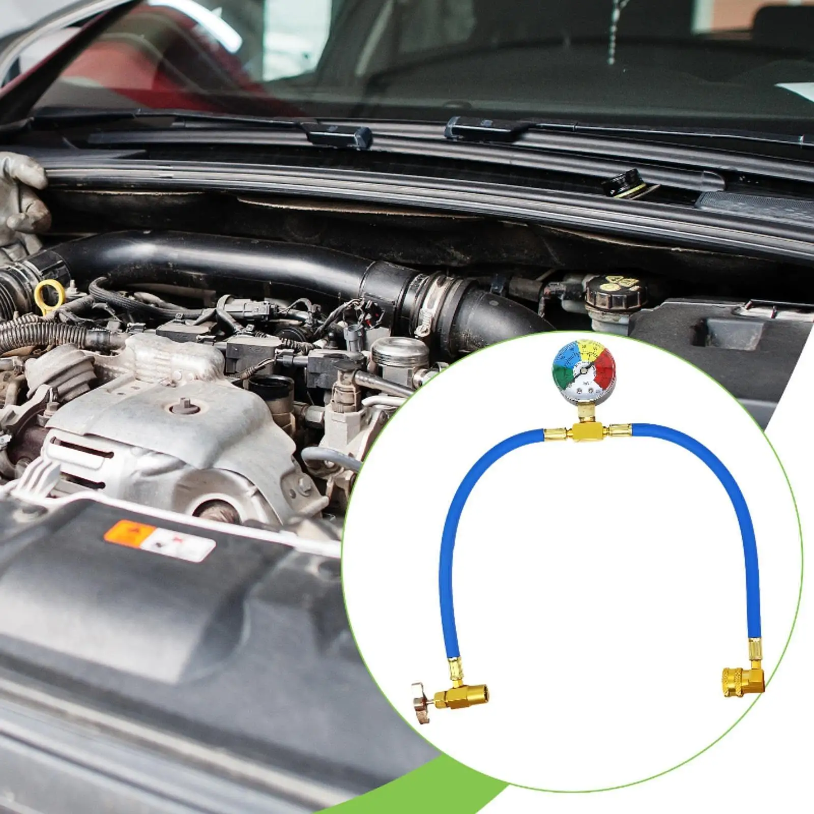 Air Conditioning Charge Hose R134A Multifunctional Sturdy Tools Kit Accessory Good Performance Convenient to Use Professional