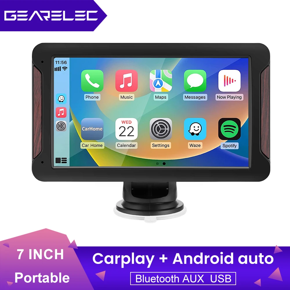 Universal 7 Inch Car Radio Multimedia Video Player Portable Wireless CarPlay Android Auto Touch Screen For VW BMW Benz OPEL﻿