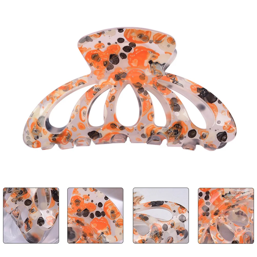 

1Pcs Hair Jaw Clip Fashion Versatile Strong Acrylic Ponytail Gripper Elegant Hair Clamp for Women Ponytail Holder
