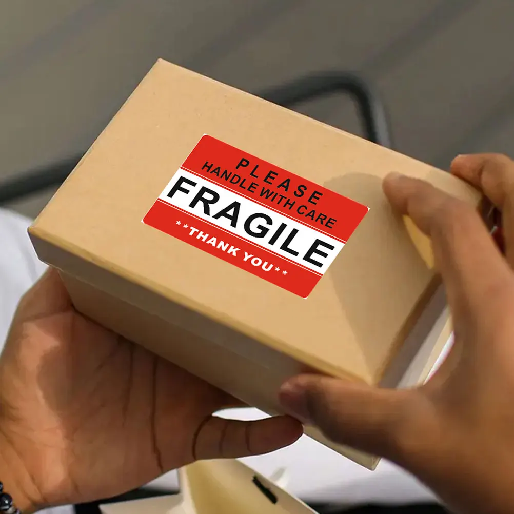 

20 Sheets Thanks Stickers Fragile for Packaging Label Cute Packing Labels Moving Boxes