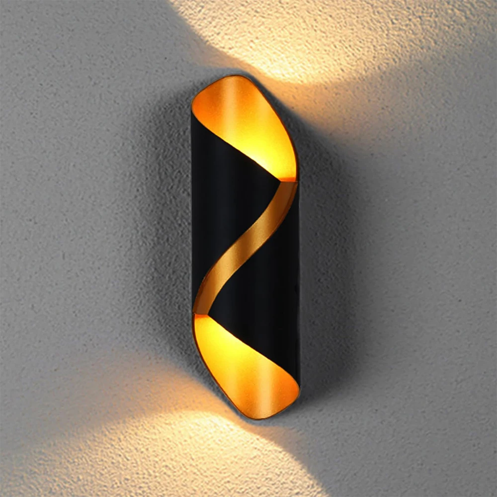 الحديثة 10 واط LED الشمعدان الجدار للماء ، داخلي في الهواء الطلق صعودا وهبوطا الجدار مصباح لغرفة المعيشة غرفة نوم المدخل الشرفة حديقة الفناء