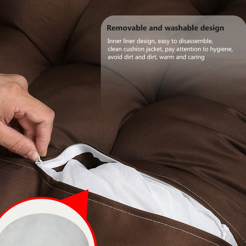 Columpio colgante sin relleno o relleno, funda de cojín para silla, cesta de huevo, redonda, desmontable, Papasan, para Patio y hogar