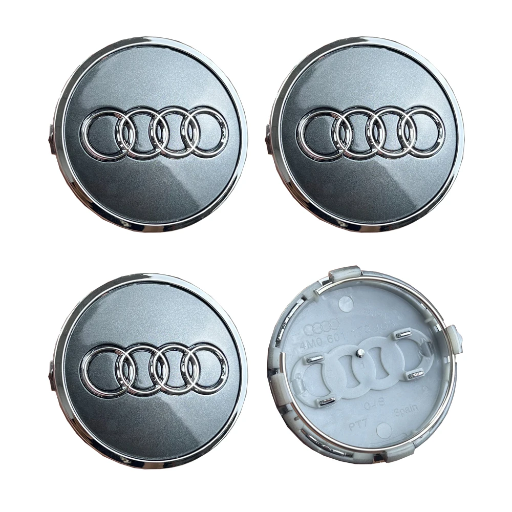 4 Stück für Audi Quattro A1 A2 A3 A4 A5 A6 A7 A8 S3 S6 Q3 Q5 7 Auto-Styling Radnabenkappen Ersatzabdeckungen 60mm 61mm 69mm 68mm