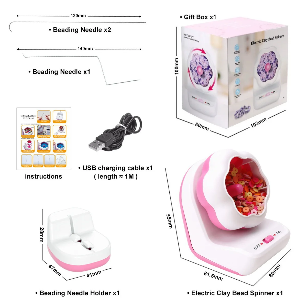 เครื่องทําลูกปัดไฟฟ้าอัตโนมัติ ชามลูกปัด DIY เครื่องทําเกลียวลูกปัดแบบแมนนวล