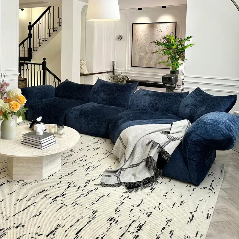 Italian light luxury petal sofa new Motu Chenier velvet living room designer creative special-shaped Internet celebrity