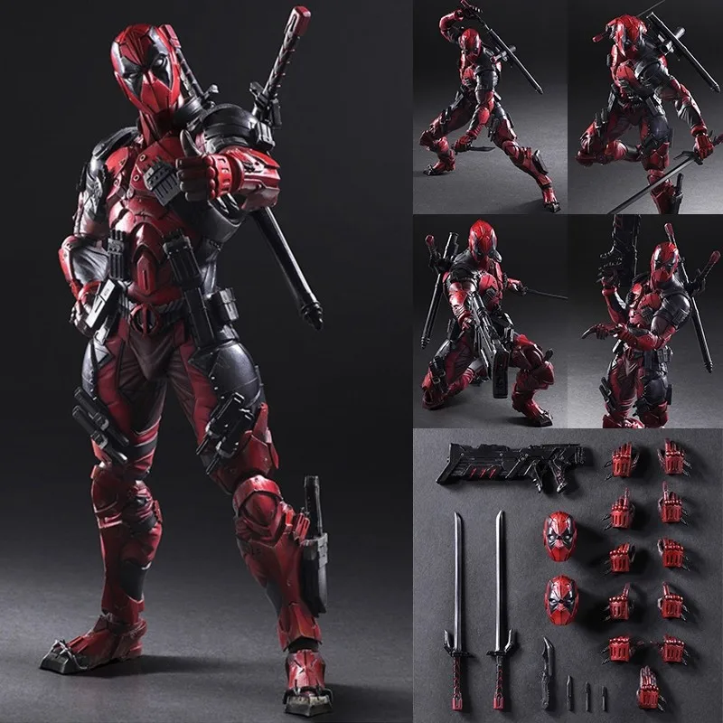 Deadpool zabawki figurki Miniso Anime figurka z PVC wspólny ruchomy model ozdoba w pudełku dla dorosłych i dzieci prezenty świąteczne