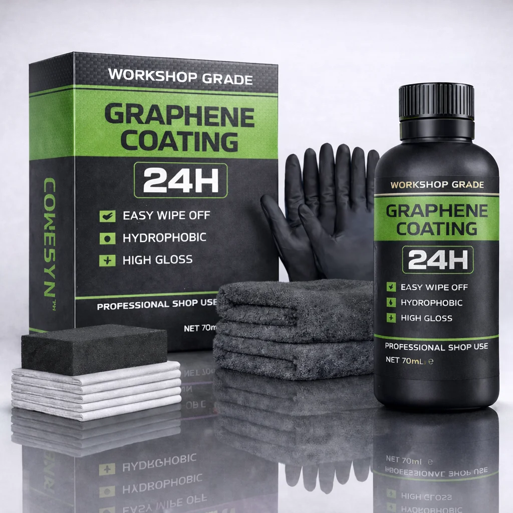 

Graphene ceramic Coating 24H –Hydrophobic Car Paint Protection coating Scratch Repair High Gloss Durable