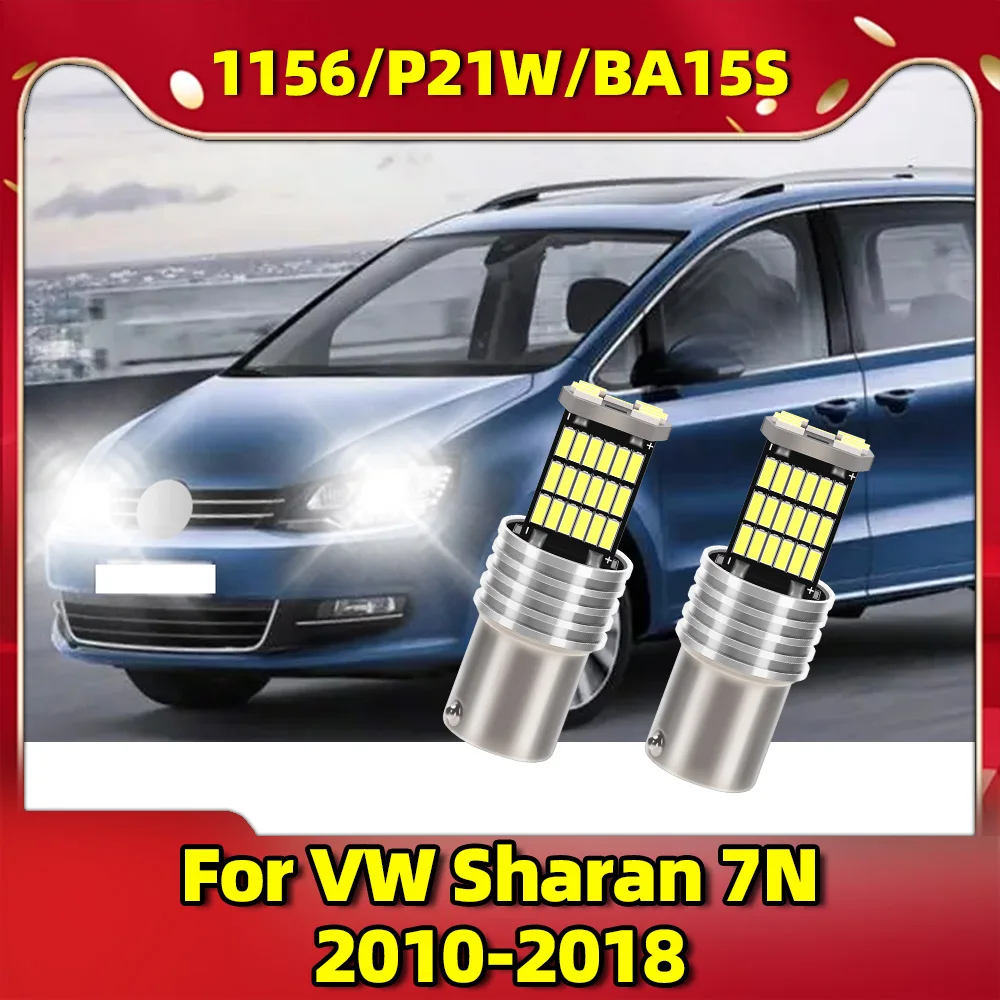 

2Pcs Canbus LED Backup Lamp Reversing Lights Plug&Play 12V 6000K For VW Sharan 7N 2010 2011 2012 2013 2014 2015 2016 2017 2018