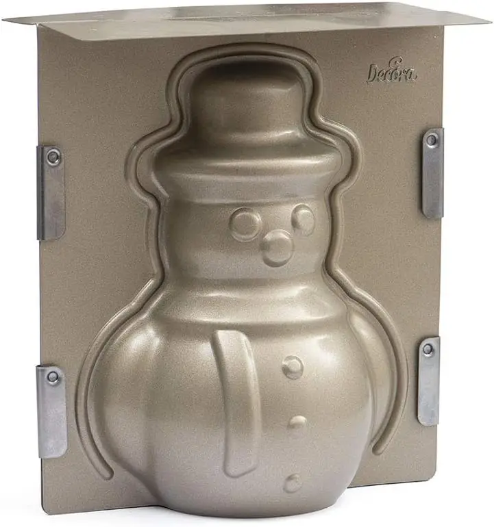 

3D форма для торта «Снеговик» из антипригарной стали для выпечки, 16x8,5x20 см