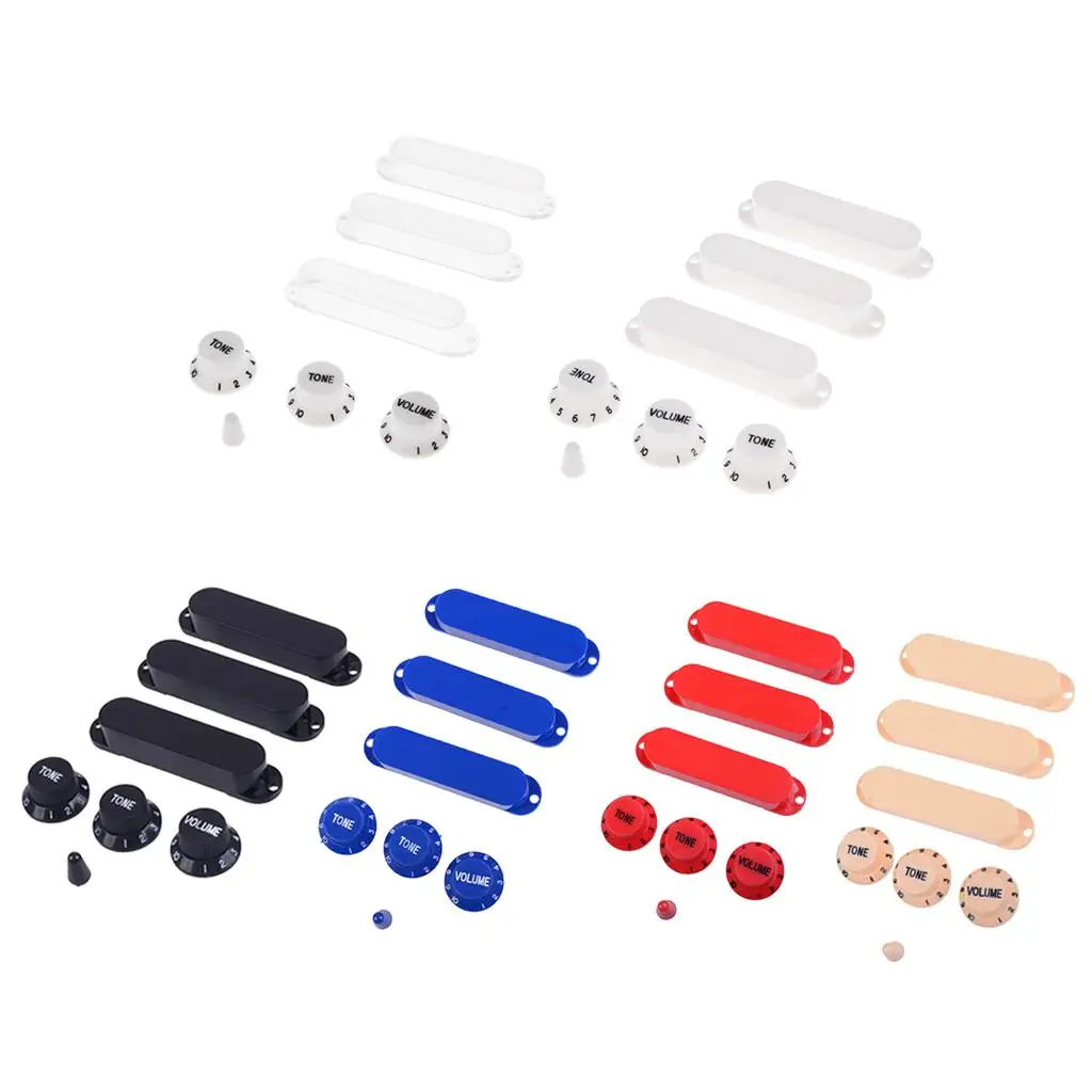 Finest DIY Plastic Closed Pickup Cover Set for Electric Guitar Accessory