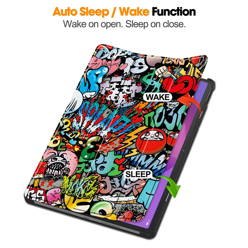 Dla Lenovo Idea Tab Pro Etui 12,7" Inteligentne magnetyczne skórzane malowane etui Dla Lenovo Idea Tab Pro 12,7 2025 TB373FU Etui Coque — zdjęcie produktu 3