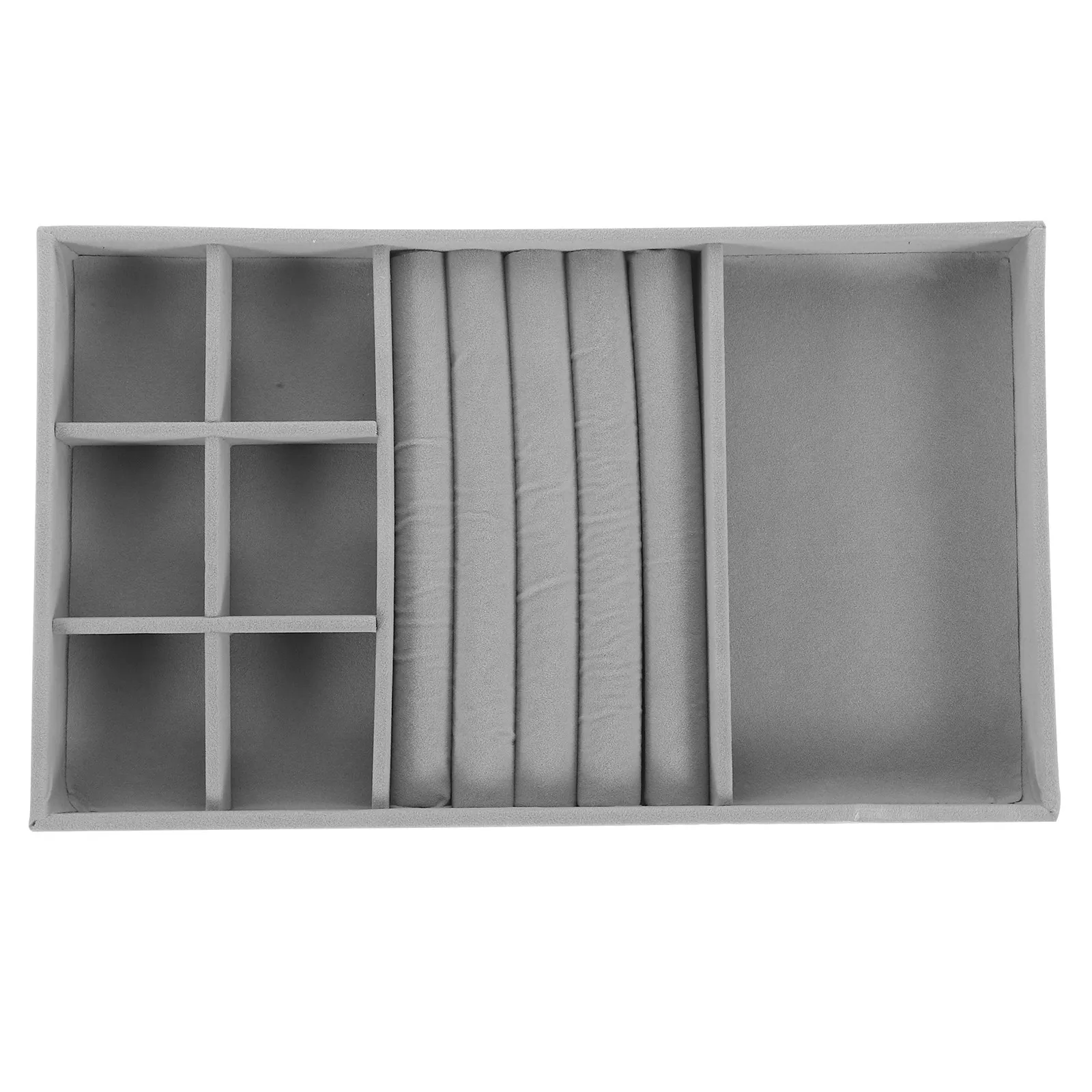 Jewelry Display Tray Multifunctional Storage Plate Scratch Resistant Desktop Organizer for Bedroom Dresser