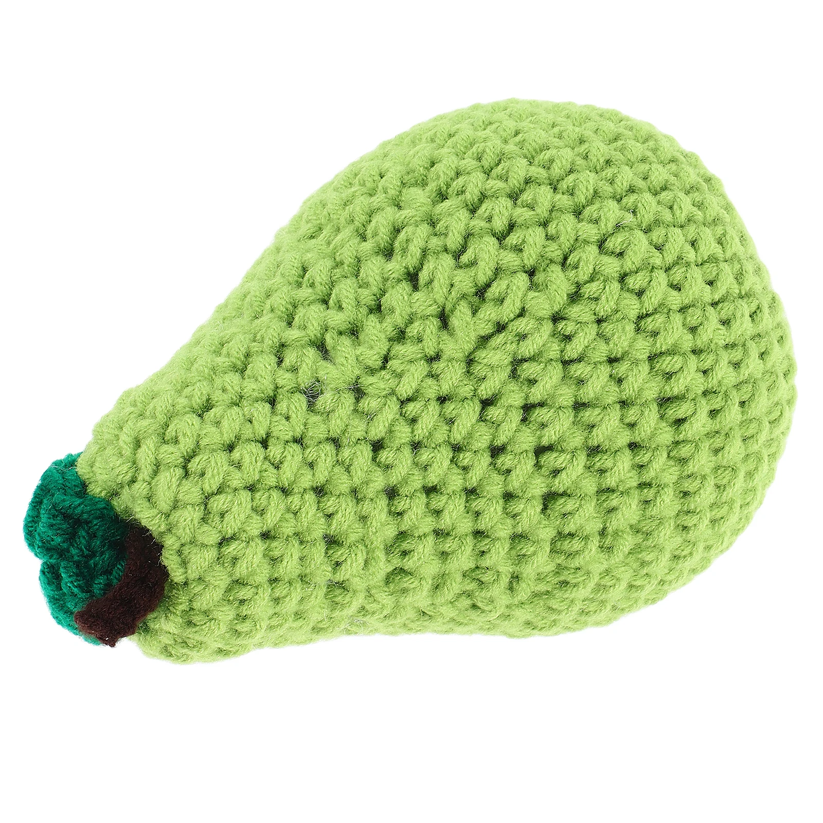 

Photography Props Fruit Crochet Pear Ornament Artificial Food for Display Handmade Decoration Fake Lifelike Models Yarn Child