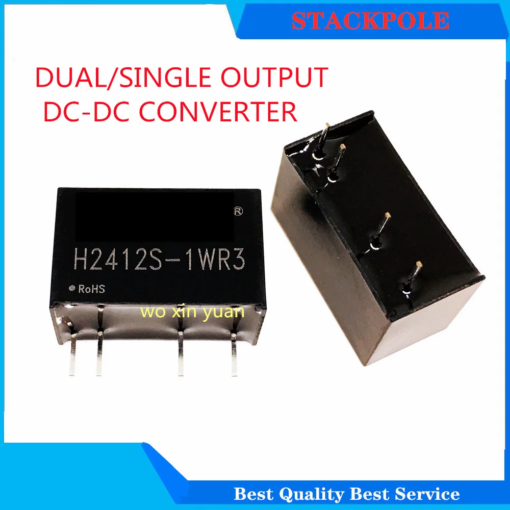 5pcs/lot  H2412S-1WR3  H2415S-1WR3  H2424S-1WR3  H2412S  H2415S   H2424S  SIP-4   [1W  DC/DC]   power module converter