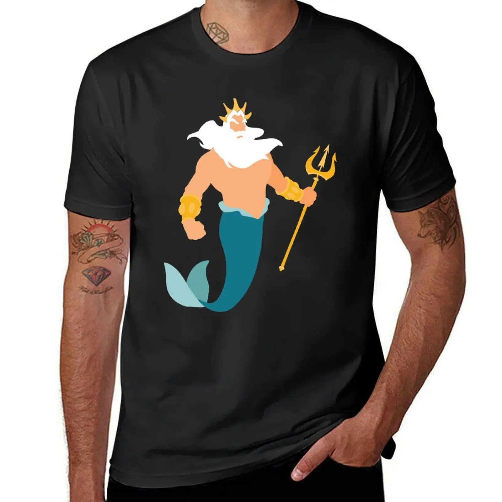 King Triton T-Shirt sports fans Aesthetic clothing new edition t shirts for men