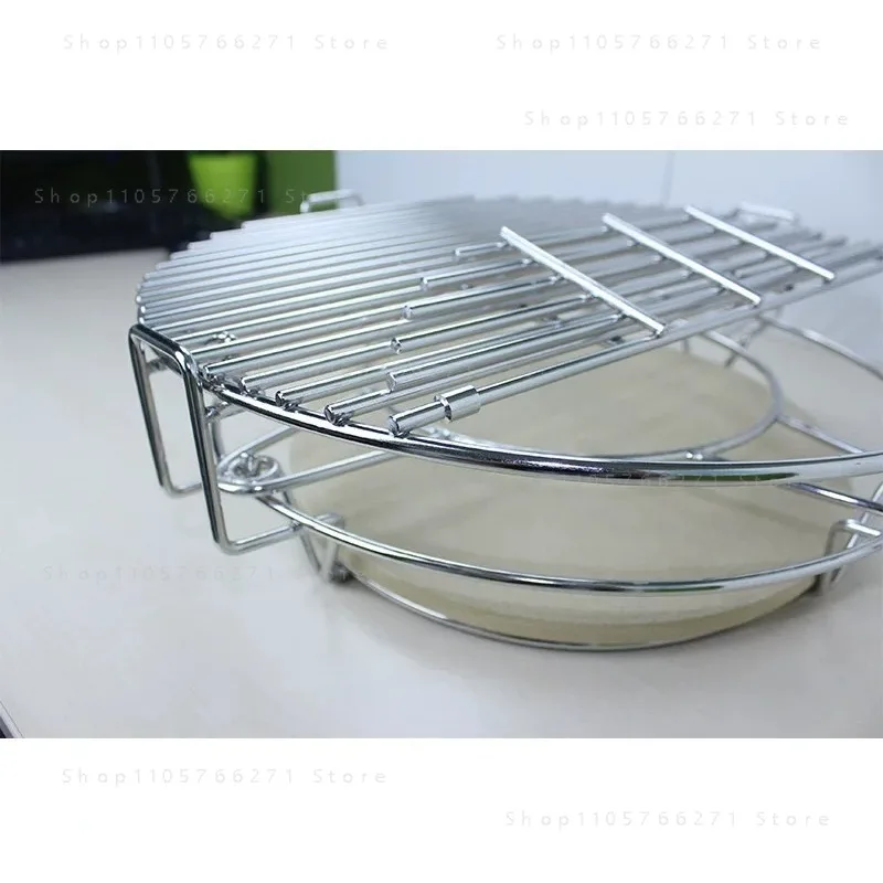 Divide and Conquer Cooking System for 18 Inch Round Kamado BBQ Grill Accessories