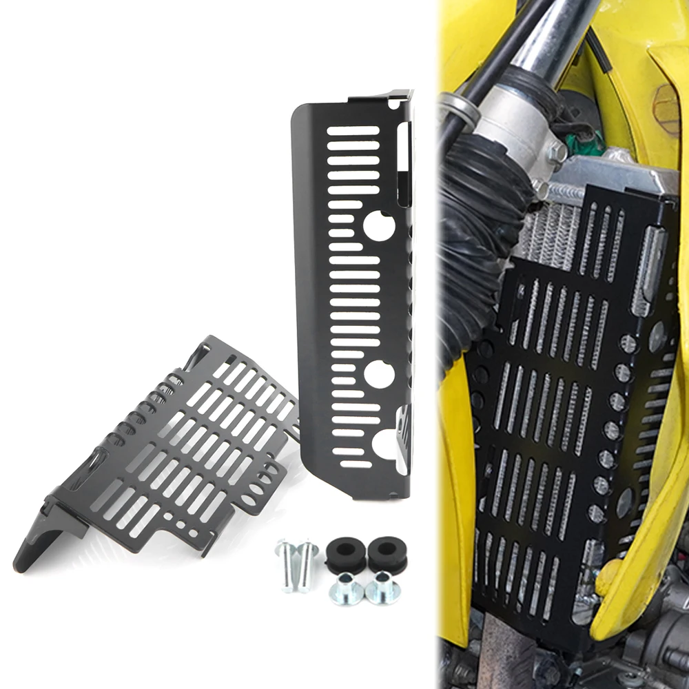 

Fit For Suzuki DRZ400 DRZ400S DRZ400SM Motorcycle Aluminum Black Radiator Grille Cover Guard Protection