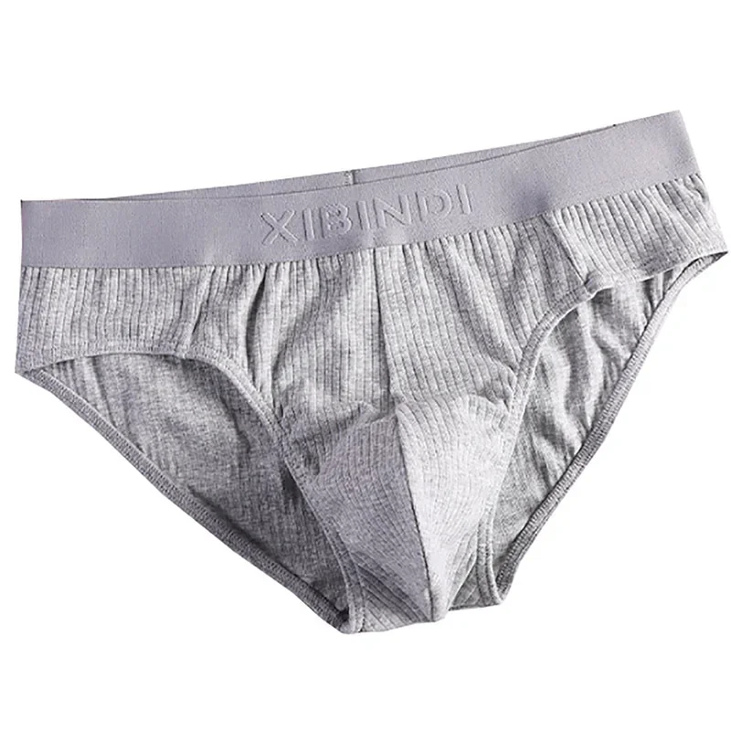 4PCS Men's cotton triangle underwear Basic style comfortable and breathable daily casual men's underwear