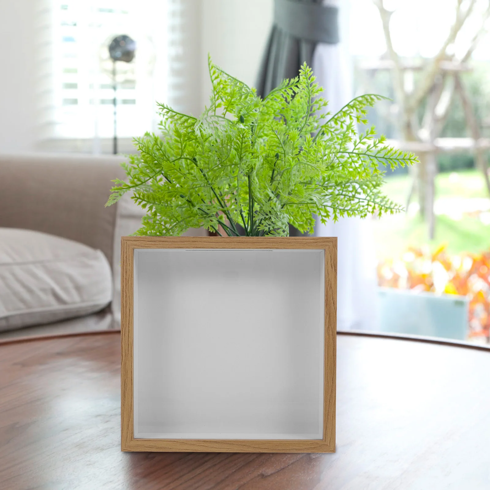 

1pcs Photo Frame Piggy Bank Coin Bank For Kids Adults Money Saving Box Transparent Window Desktop Storage Jar Clear Savings Box