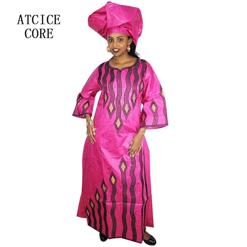 African Dresses For Women Dashiki African Bazin Riche Embroidery Design Clothing Fashion Dress