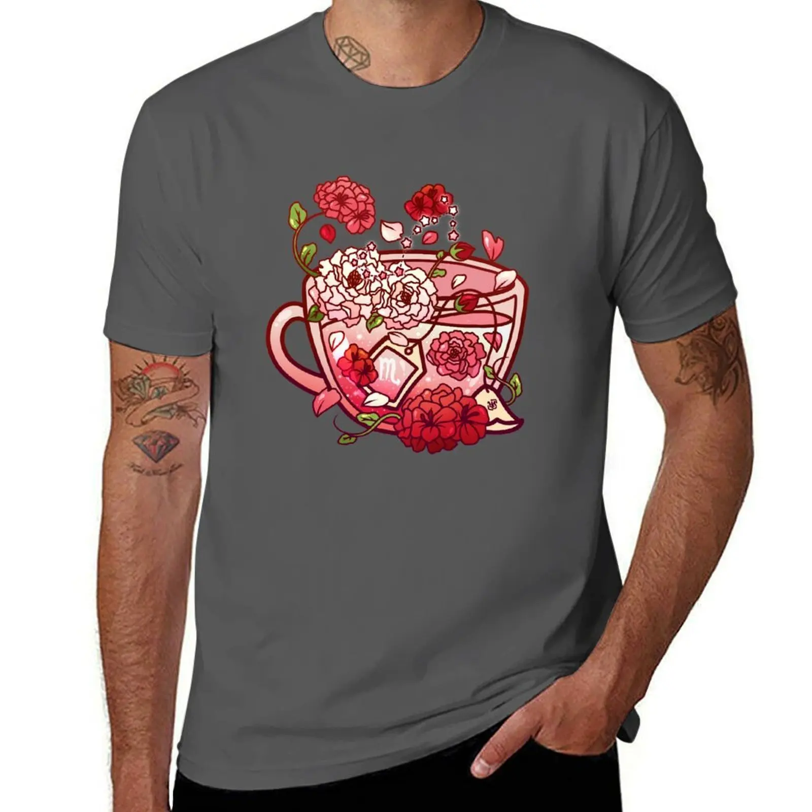 

Scorpio Zodiac Teacup T-Shirt t shirts for man slim fit t shirts for man pack white T-Shirt