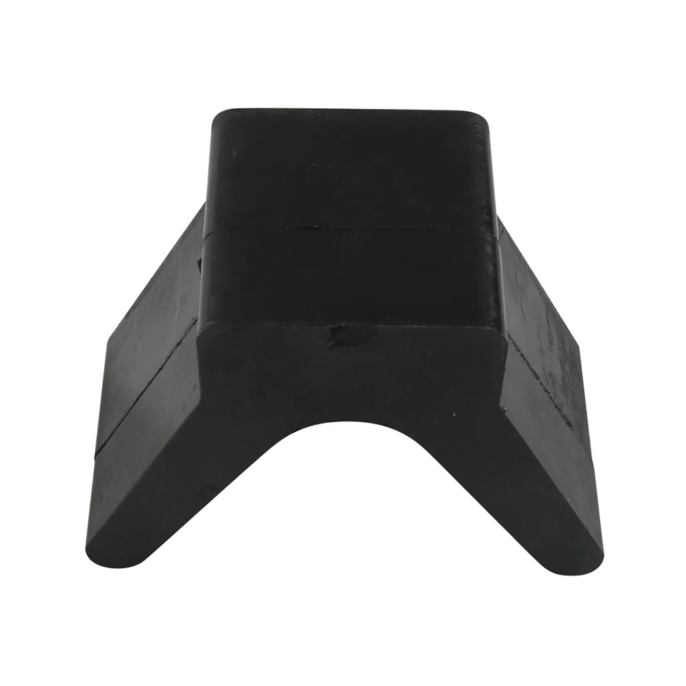 

2 Inch V-Style Boat Trailer Bow Stop 1/2In Mounting Hole Diameter Boat Bow Stop Trailer Stopper Rubber for Boat Trailer