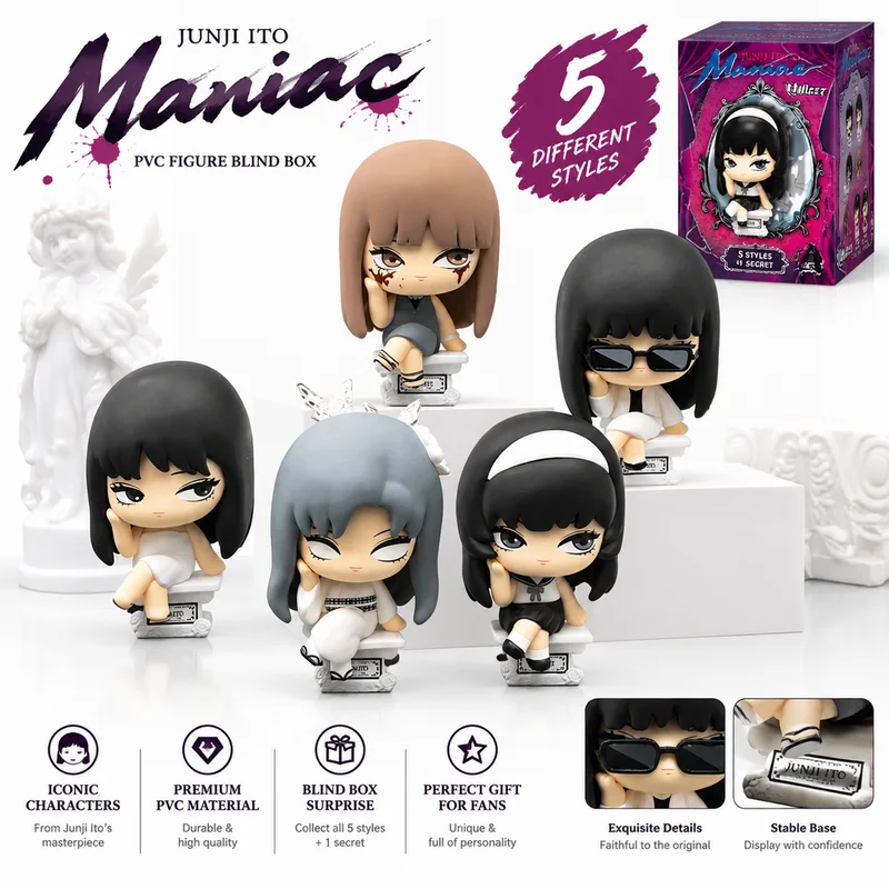 Genuine Nullset Junji Ito Tomie Series PVC Blind Box Anime Pvc Doll Animation Peripheral Ornaments Collectible Toys Present New