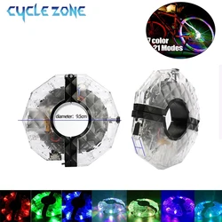 7 Color Bicycle Spoke Light MTB Bike Wheel Lights USB Rechargeable Bike Tail Hub Spoke Lamp with Kids Balance Bicycle Lights